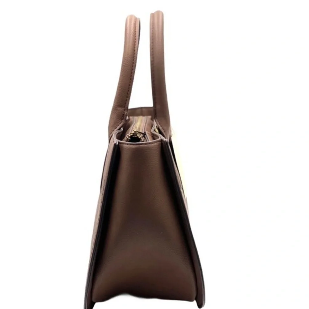 Universal Thread Halfmoon Cute Brown Satchel Handbag NWT